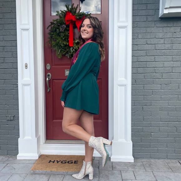 Green formal romper - Picture 2 of 3